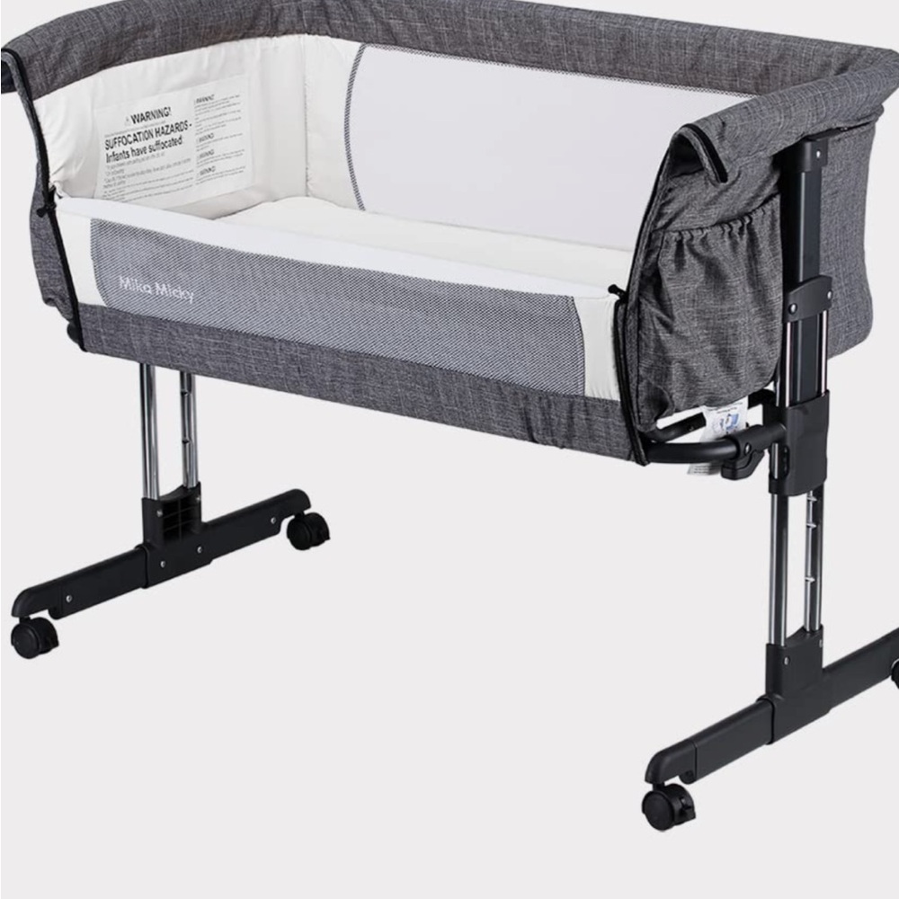 Gray Baby Bassinet
